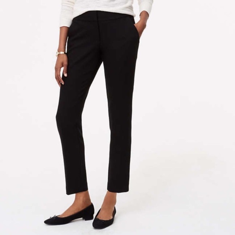 Loft Black Julie Pants Petite Size 4